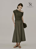 Soleia Knot Drape Top
