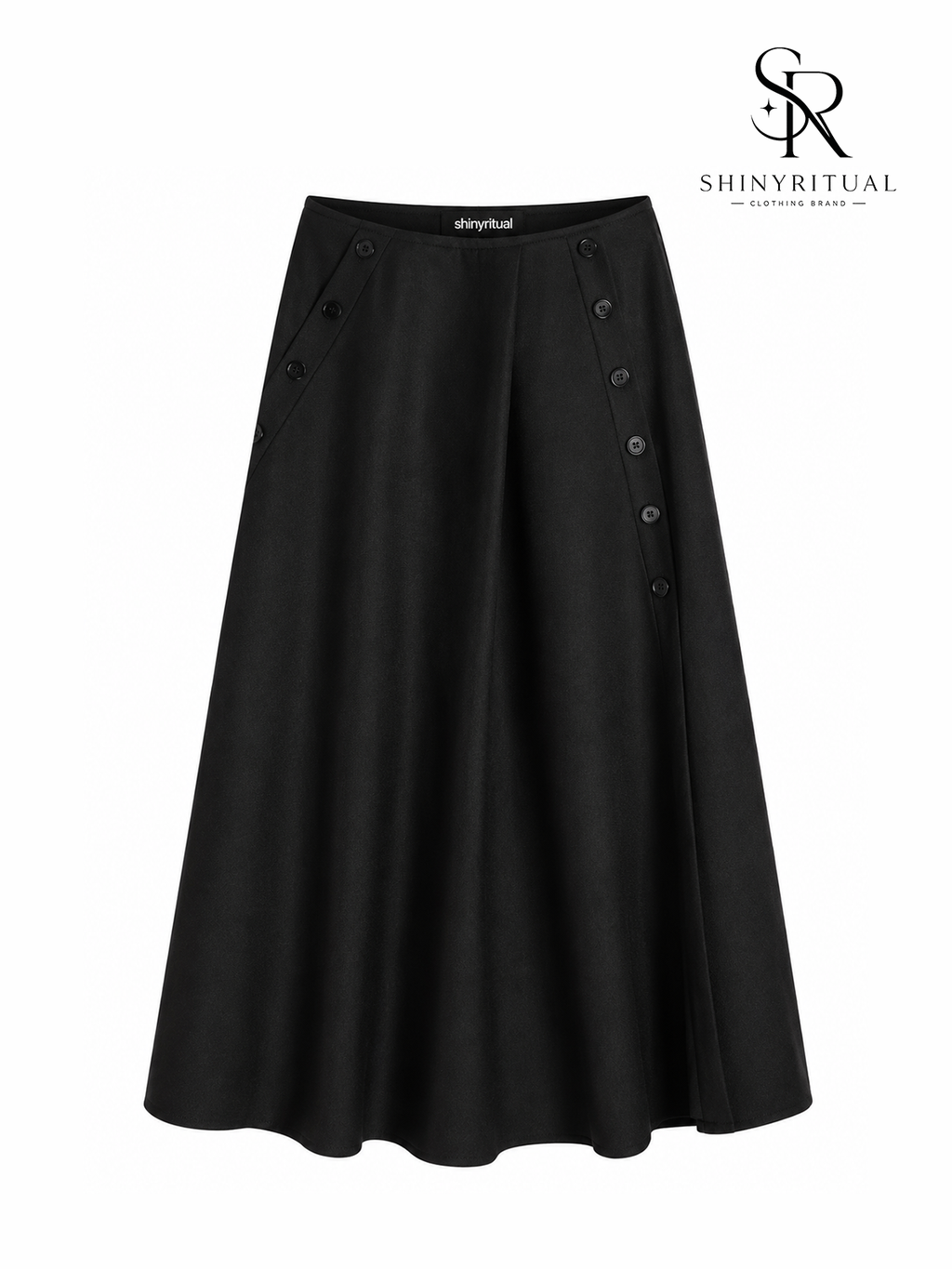 Celestine Double-Breasted Maxi Skirt