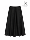 Celestine Double-Breasted Maxi Skirt