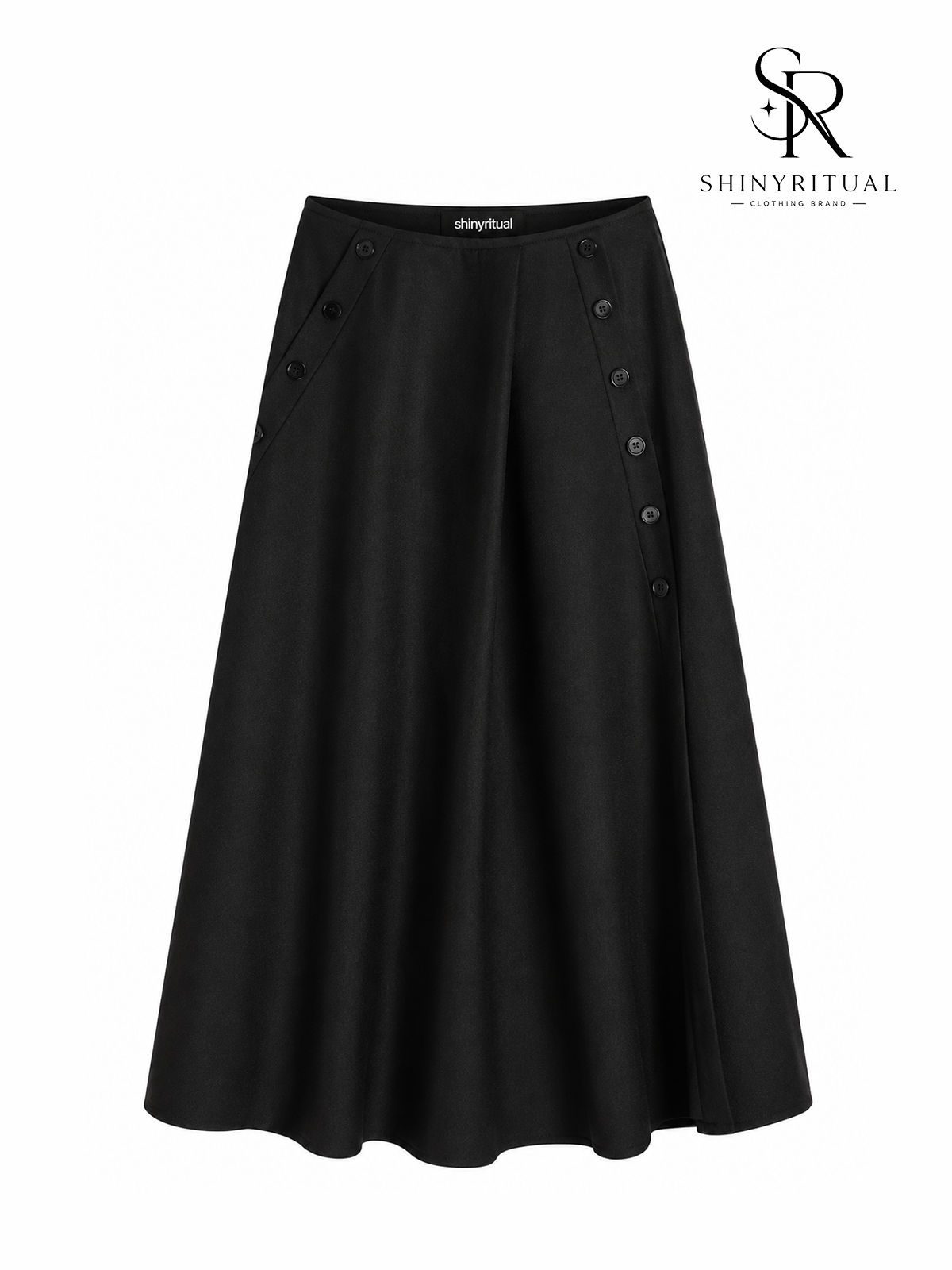 Celestine Double-Breasted Maxi Skirt