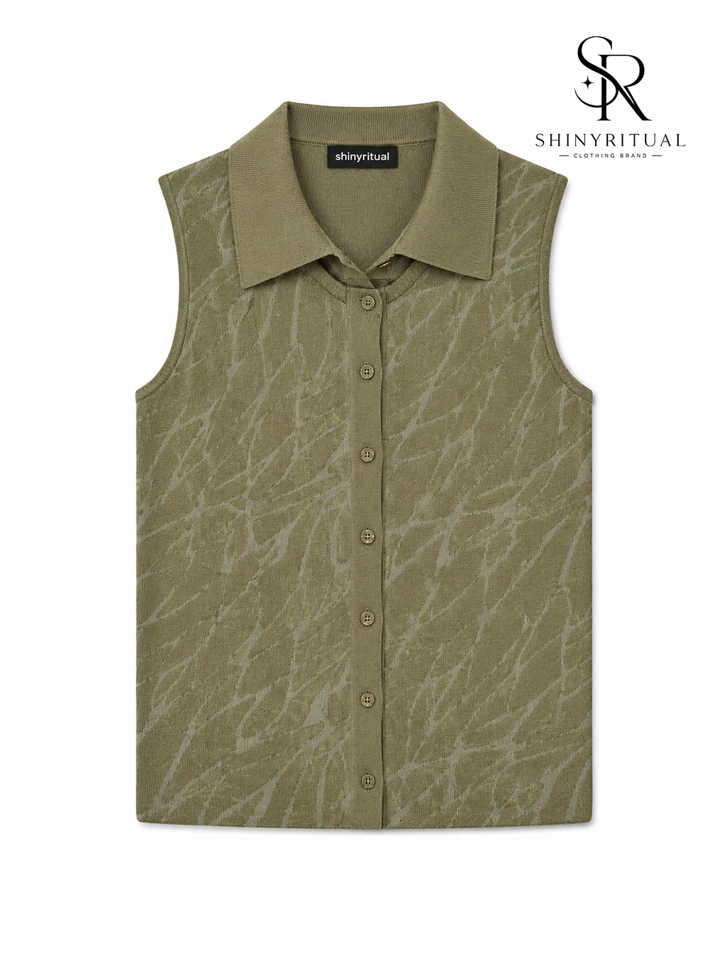 Mirelle Jacquard Knit Twinset Vest