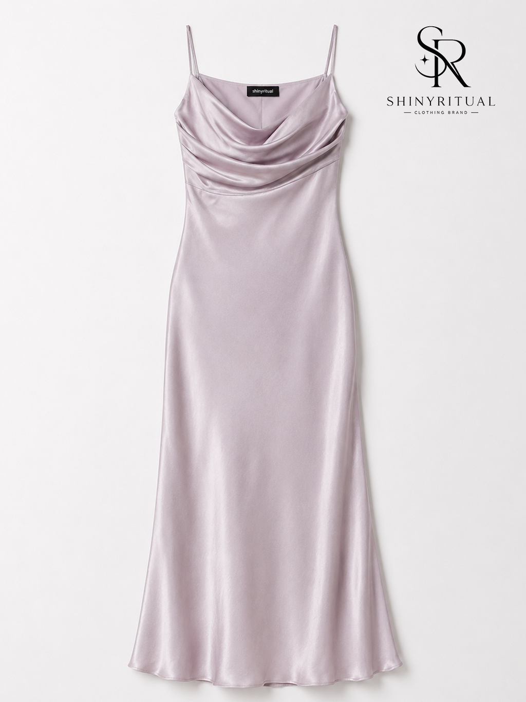 Lavelle Drape Ribbon Midi Dress