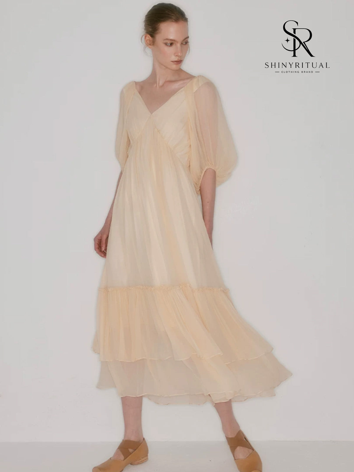 Elowen Ruffle Breeze Dress
