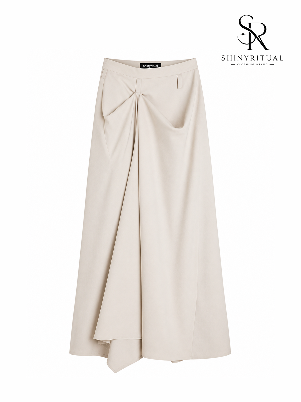 Rosavelle Ruched Side Long Skirt