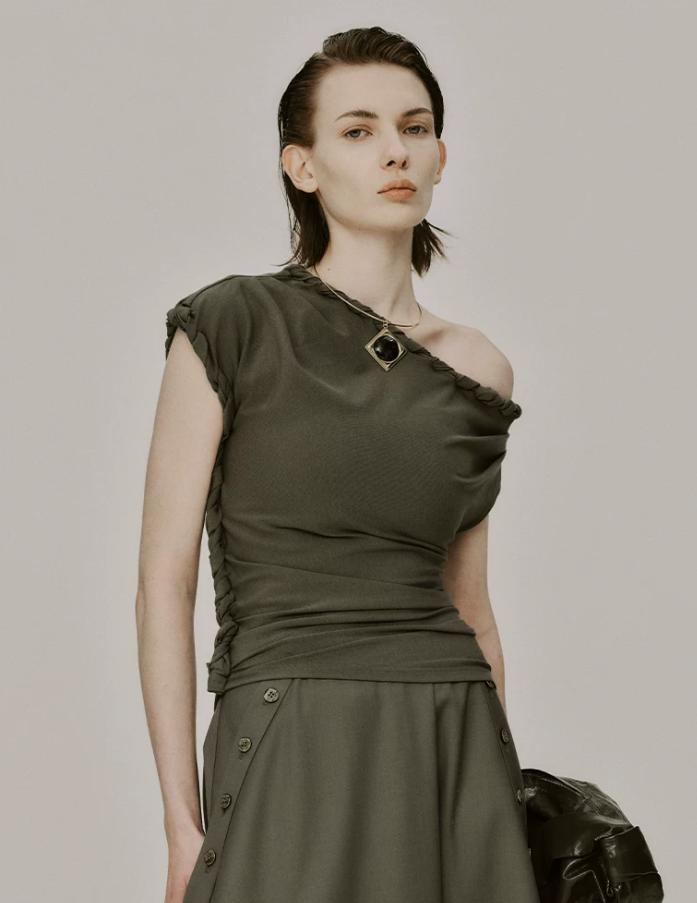 Soleia Knot Drape Top