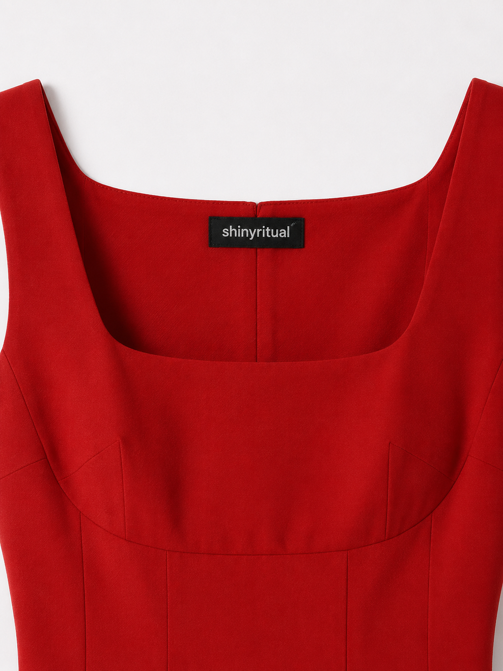 Rougevia Square-Neck Maxi Dress