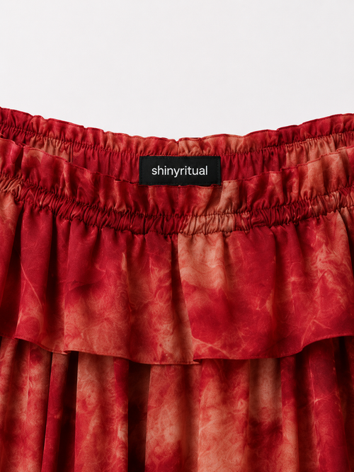 Crimson Tide Tie-Dye Shirt Dress