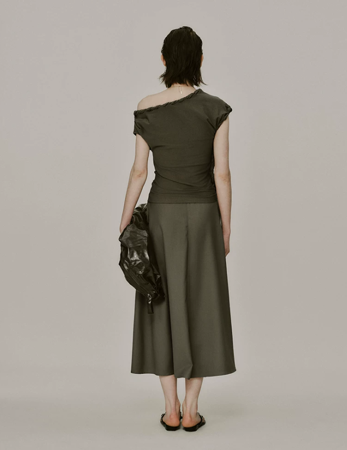 Celestine Double-Breasted Maxi Skirt