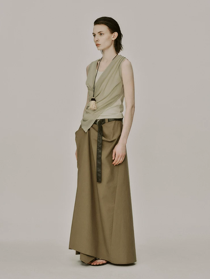 Lunelle Layered Ruche Tank