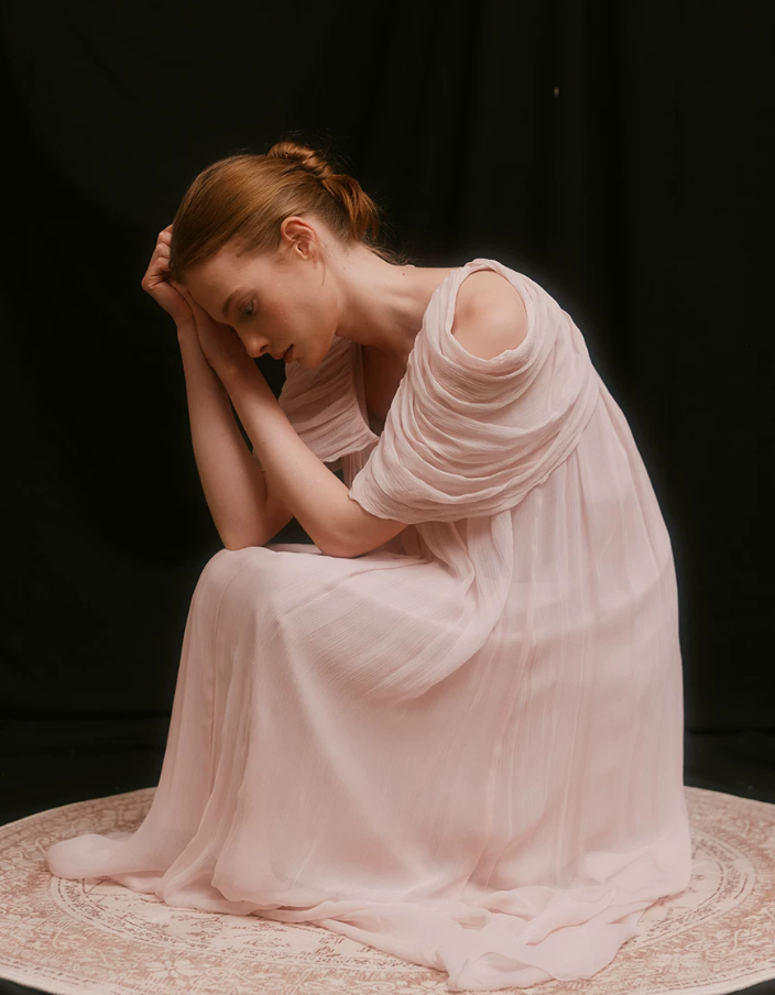 Velisse Mist Pink Flow Dress