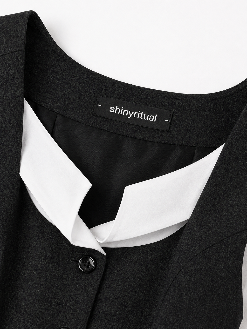 Veyra Charcoal Tailored Vest Top