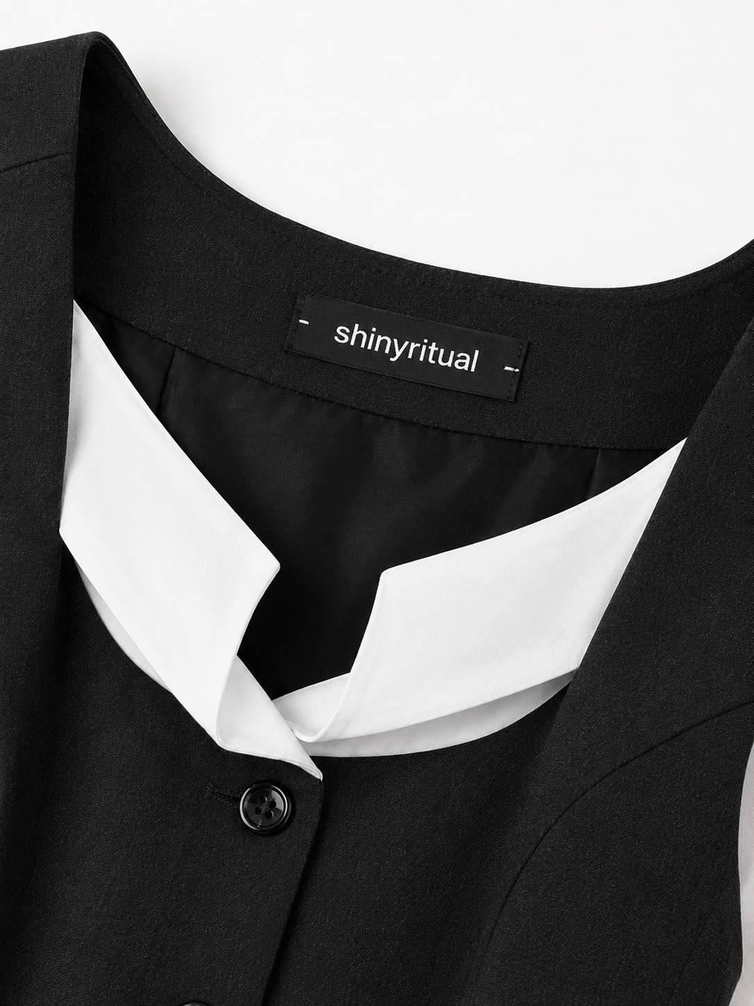 Veyra Charcoal Tailored Vest Top