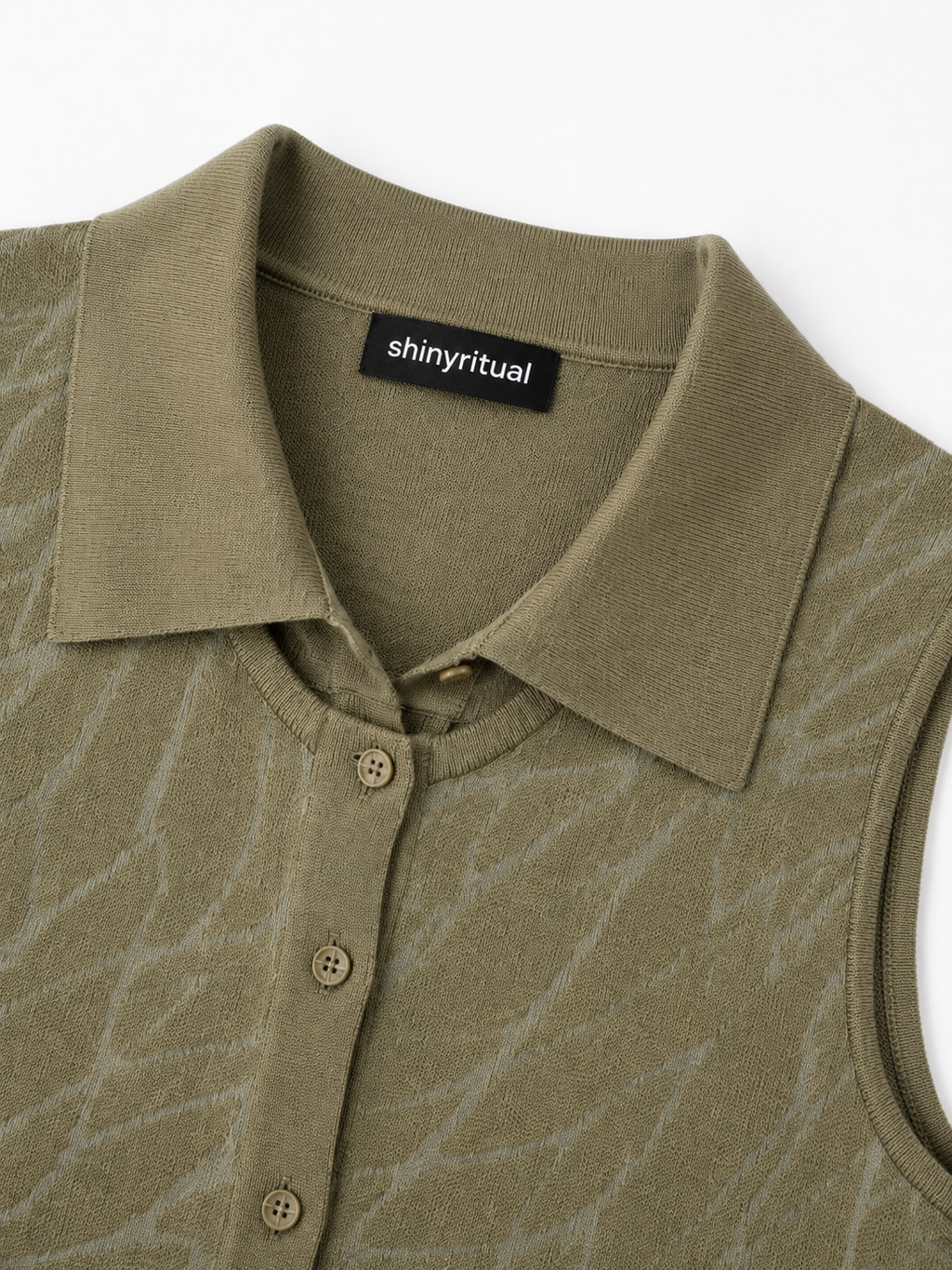 Mirelle Jacquard Knit Twinset Vest