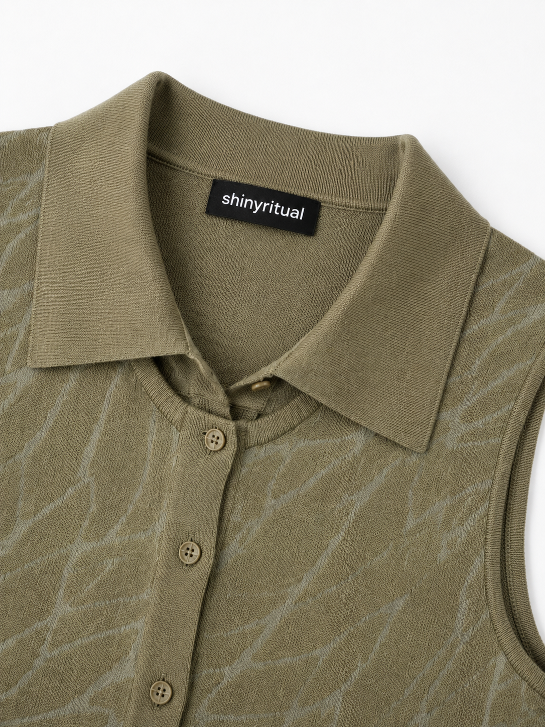 Mirelle Jacquard Knit Twinset Vest