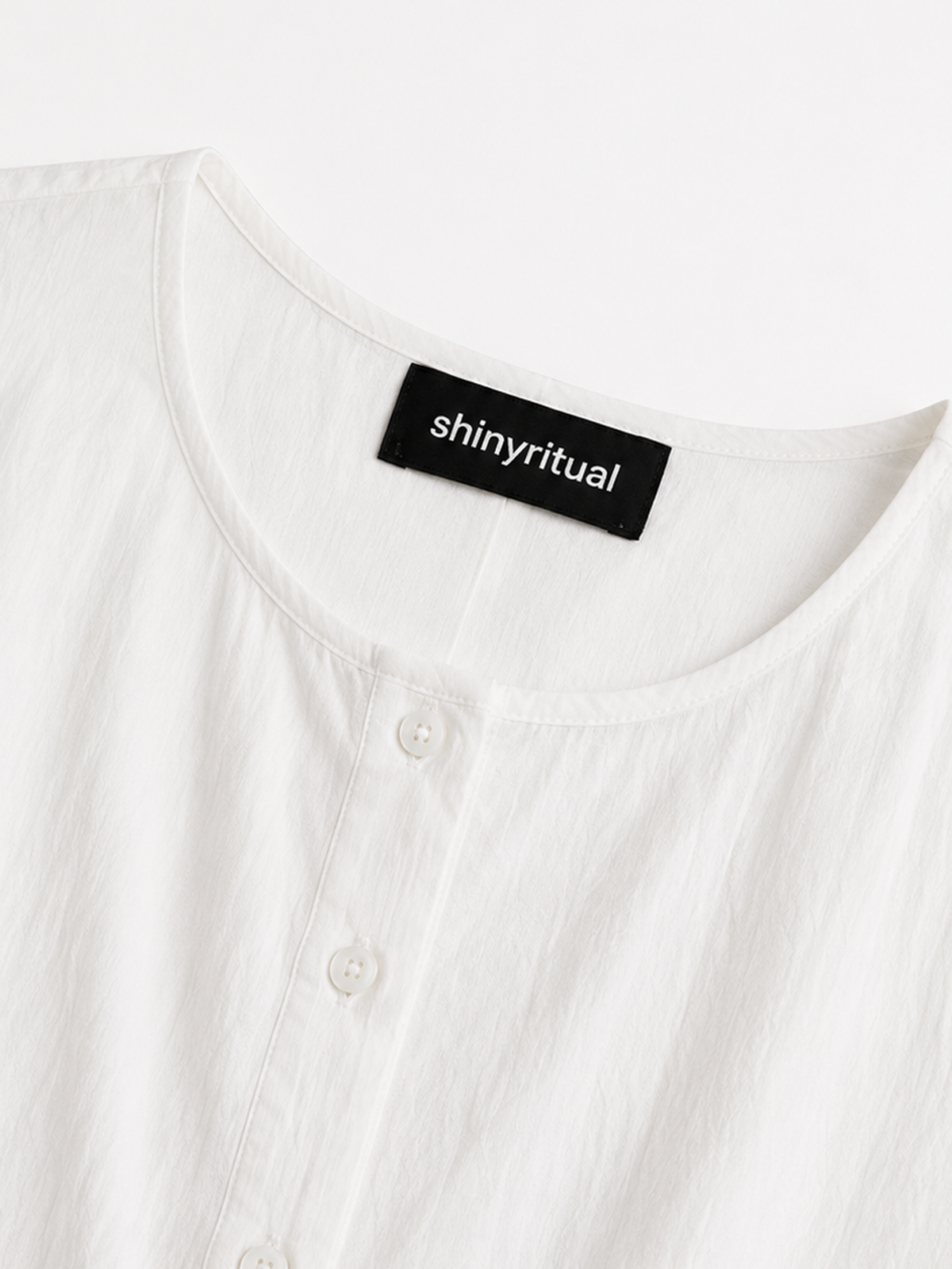 Veloura White Drape Collar Dress