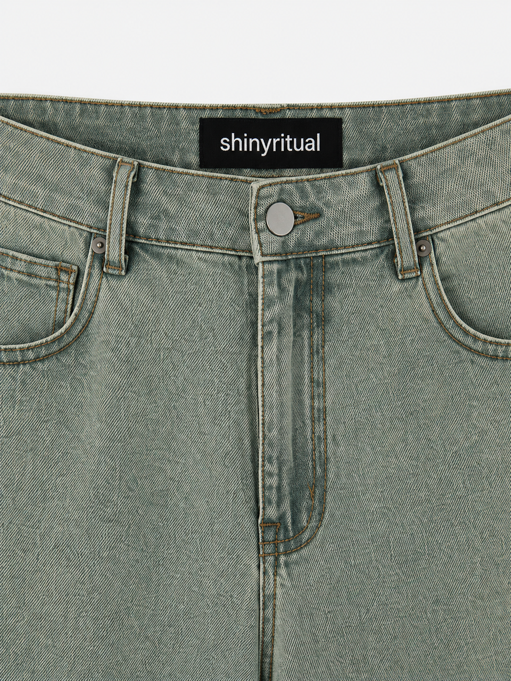 Aurevon Vintage Burnout Denim Shorts